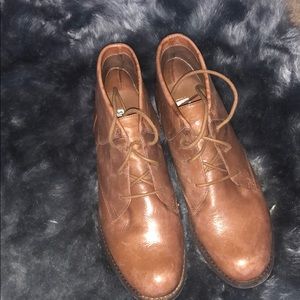 Brown booties